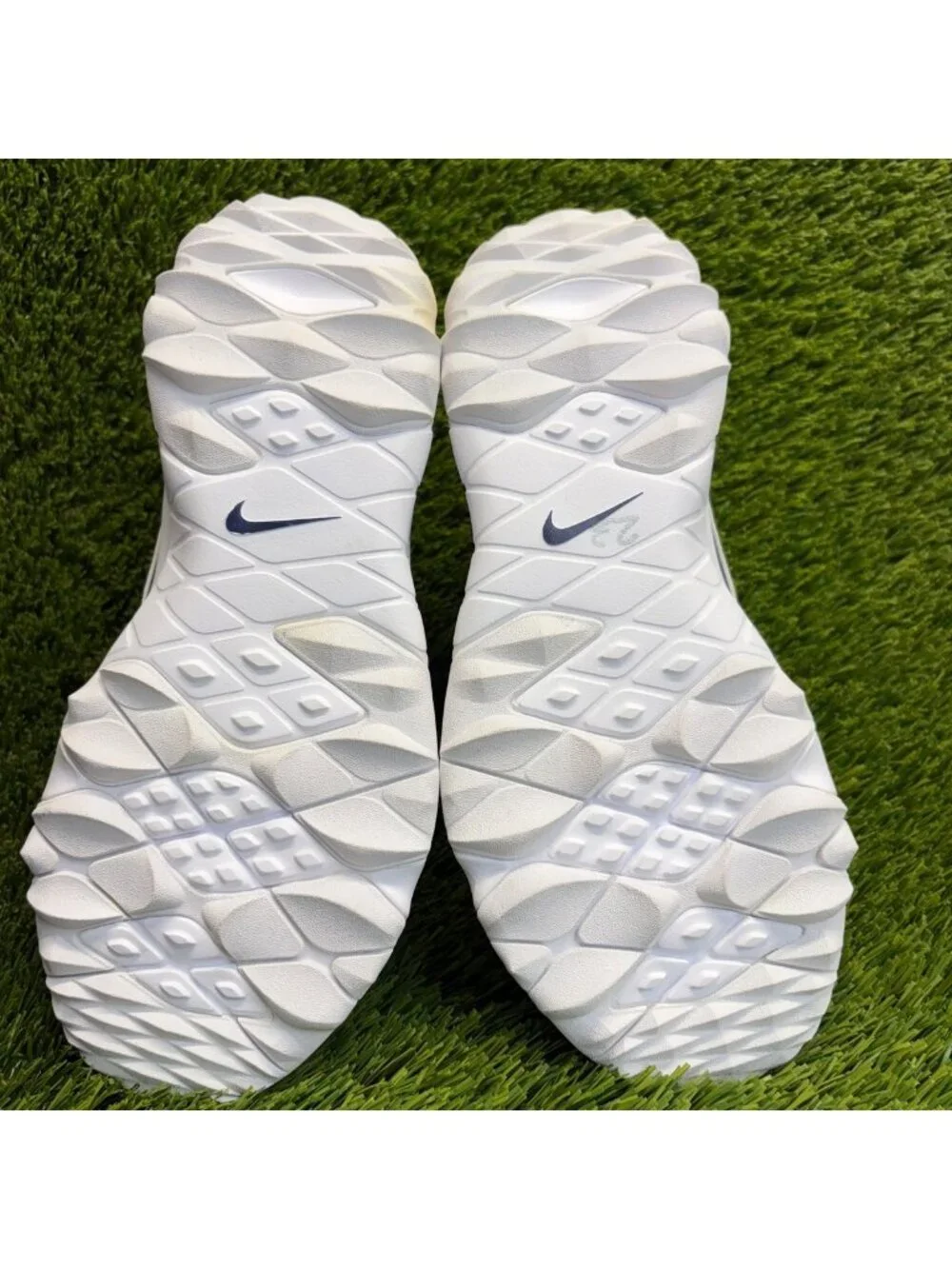 Nike Blazer Womens Size 6.5 Blue White Leather Athletic Golf Spikeless Shoes